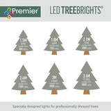 1000 LED Multi-Action TreeBrights Christmas Tree Lights Timer RED & VINTAGE GOLD Premier