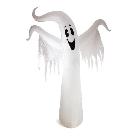 Premier Halloween 3.6m Inflatable Ghost with LEDs WHITE Premier