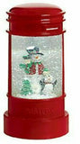 Premier 23cm Light Up.Box Glitter Water Spinner Christmas Decorations