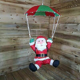 Premier 60cm Parachuting Christmas Elf or Santa Claus Multi-Colour LED Lights - Retail ABC - Branded Goods - Discount Prices
