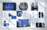 Circle Minimal Presentation - Creative Editible PowerPoint Template Creative