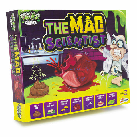 NEW Weird Science Mad Scientist Kids Chemistry Experiment Set Kit Kids XMAS Toy - Retail ABC - Branded Goods - Discount Prices