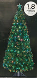 Fibre Optic 1.8m 6ft Colour Changing Sparkling Christmas Tree LED Xmas Indoor - Retail ABC - Branded Goods - Discount Prices