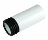 STRAIGHT RIGID EXTENSION for WC PAN CONNECTOR to 110mm 4"SOIL PIPE TOILET WASTE Unbranded/Generic