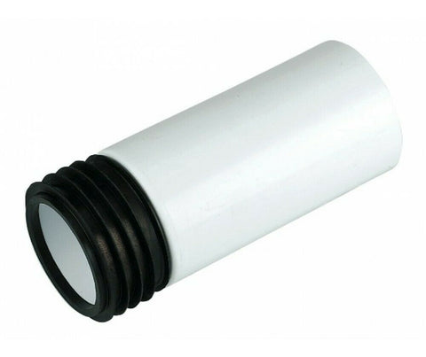 STRAIGHT RIGID EXTENSION for WC PAN CONNECTOR to 110mm 4"SOIL PIPE TOILET WASTE Unbranded/Generic