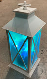 Premier Battery Op Colour Changing Star LED White Lantern Christmas Decoration Premier