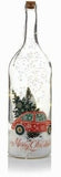 46cm Musical Bottle Lit Snow Blower 10 LED Battery Operated Christmas Decoration Premier