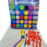 Kids Play Mega Dough Plasticine Colour Glitter Art Craft Modelling Clay Workshop Grafix