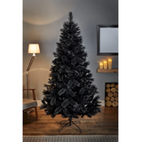 Premier 8ft Black Tipped Fir Artificial Luxury Modern Christmas Tree with Stand - Retail ABC - Branded Goods - Discount Prices