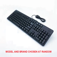 USB WIRED STYLISH SLIM QWERTY KEYBOARD UK LAYOUT FOR PC DESKTOP COMPUTER LAPTOP Unbranded