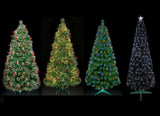 CHOICE OF Fibre Optic Flashing Colour Changing Christmas Trees LEDs 4ft / 5ft Premier