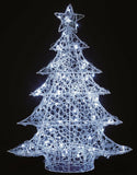 Premier 1m Lit Soft Acrylic Outdoor Christmas Tree 120 White LEDs Decoration - Retail ABC - Branded Goods - Discount Prices