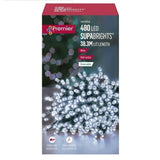 480 Ice White LED Supabrights Multi-action Lights Timer In / Outdoor 38.3m - Retail ABC - Branded Goods - Discount Prices