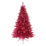 2.1m / 7ft Purple Glitter Artificial Christmas Xmas Tree Indoor Premier