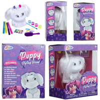 Puppy Hair Styling Head With Accessories Kids Girls Hairstyling Doll Toy Playset The Magic Toy Shop