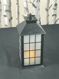 28cm Baterry Operated Flickering Fire Effect Lantern Warm Glowing LED Unbranded