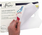 40 Tear-Off Paper Disposable 31cm Artists Painting Palette Craft Paint Hole Art creative