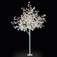 Premier Christmas Decoration Indoor Outdoor 200 LED Maple Cherry Tree 1.8m WHITE Premier