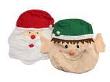 Premier 4 Pack of Santa Claus and Christmas Elf Dining Chair Seat Covers Premier