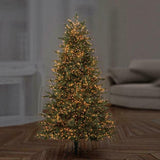 Tree Ultra Brights 1000 LEDs Multi Action Timer - Vintage Gold Pin Wire Lights Premier