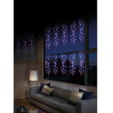 Indoor & Outdoor Rainbow Cluster 425 LED Timer Curtain Christmas Lights 4.8M Premier Decorations