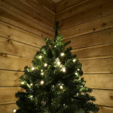 Premier 7ft Pre Lit Oregon Pine PVC Christmas tree Multi-Action Warm White LEDs Premier