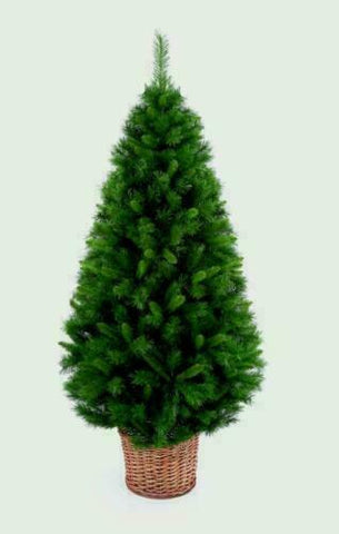 New Premier 7ft 210cm Redwood Basket Artificial Green Christmas Tree Premier