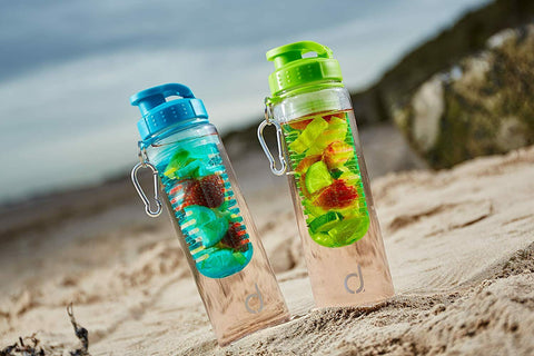 700ml Fruit Infusing Infuser Water Bottle BPA Free Plastic Sports Detox Health CampTeck