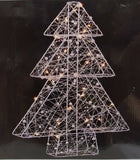 Pre-Lit 40cm Wire Christmas Tree Warm White LED Lights Indoor Battery Decoration - Retail ABC - Branded Goods - Discount Prices