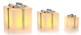 Premier 3 Pack of LED Battery Alternating Size Wax Christmas Present Lights - Retail ABC - Branded Goods - Discount Prices
