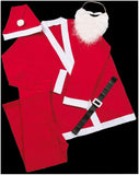 Premier One Size 5 Piece Adult Father Christmas Santa Suit Costume Set - Retail ABC - Branded Goods - Discount Prices