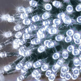 Solar Garden String Lights 50 LED Cool White Fairy Lights 4.9M Lit Length The Outdoor Living Company