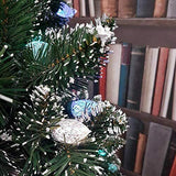Premier 6ft Pre-Lit Rockingham White Tipped Artificial Christmas Tree Decoration - Retail ABC - Branded Goods - Discount Prices