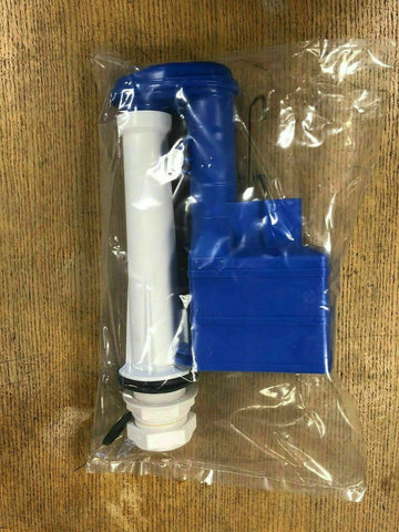 Toilet SQUARE Push Button Entry Fill Valve Dual Flush Cistern Syphon Inlet Valve Unbranded