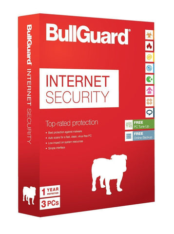 BULLGUARD INTERNET SECURITY 2022 LATEST EDITION - 2 YEARS - 3 USER LICENCE BullGuard