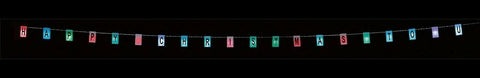 20 DIY Message Lights Colour Changing LEDs Christmas Personalise In / Outdoor Premier