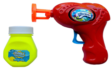 Bubble Gun Shooter Blower Zapper with free bubble solution  NO BATTERY REQUIRED Unbranded
