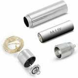 Premier Set Of 3 Luxury Silver Colour Bottle Stopper Lights Warm White LEDs - Retail ABC - Branded Goods - Discount Prices