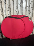 Camping Tent Folding Red Moon Chair Padded Round Seat Whitby Portable Outdoor CMY