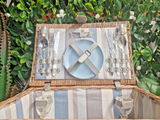 Luxury Edinburgh Lined 2 Person Picnic Hamper Unbranded