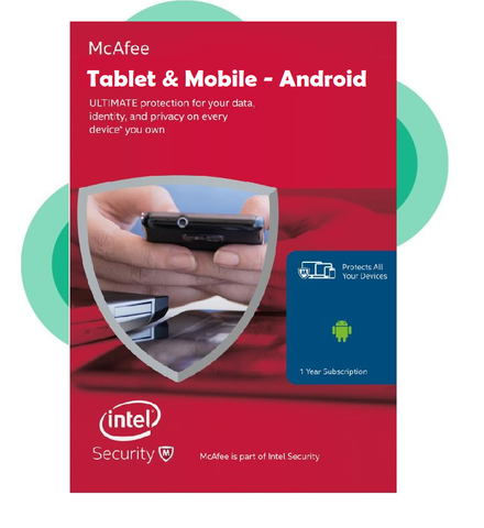 Download McAfee 2022 ANDROID! Tablet & Mobile Internet Security Antivirus 1 Year McAfee