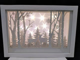30cm Lit Musical Reindeer Wood Scene Christmas Light Up Box Battery Operated - Retail ABC - Branded Goods - Discount Prices