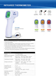 Digital Infrared Forehead Thermometer Room Non-Contact Temperature Gun For Adult Hetaida