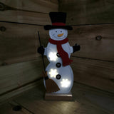 Premier 3 Warm White LED Light Up Christmas 31cm Felt Snowman Decoration - Retail ABC - Branded Goods - Discount Prices