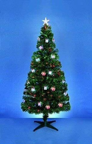 Premier 80cm Fibre Optic Christmas Tree With LED Lit Colour Changing Parcels - Retail ABC - Branded Goods - Discount Prices