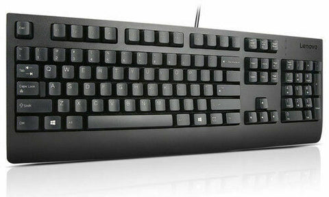 NEW Lenovo Universal Black Enhanced Performance USB Keyboard UK Qwerty English - Retail ABC - Branded Goods - Discount Prices