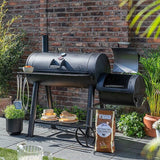 Char-Griller Competition Charcoal Smoker BBQ With Offset Barrel Char-Griller