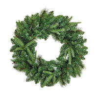 Plain Green Christmas Door Wreath Decoration - Ready to Decorate - 50cm Premier