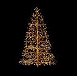 1.5m Gold Starburst Tree with Vintage Gold LEDs - PREMIER Premier