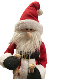 Premier Plush Battery Operated Skiing Musical Santa Claus 52cm Decoration - Retail ABC - Branded Goods - Discount Prices